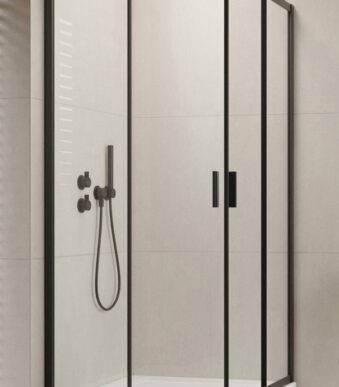 Alienta-Black-C-D-Radaway-kabina-prysznicowa-czarna